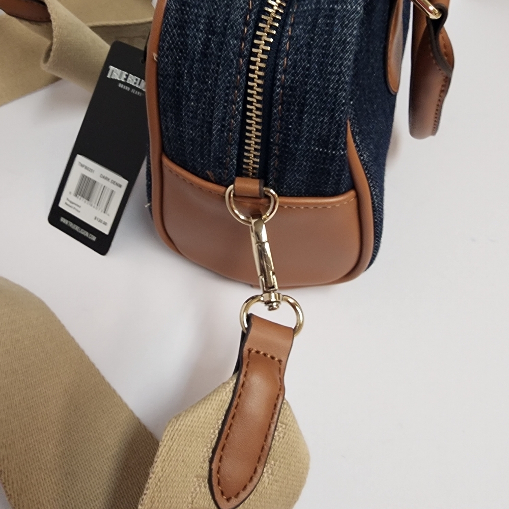 True Religion Blue Denim Crossbody Bag - Picture 9 of 9